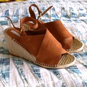 H&M premium genuine suede sandals - US 7 NWOT